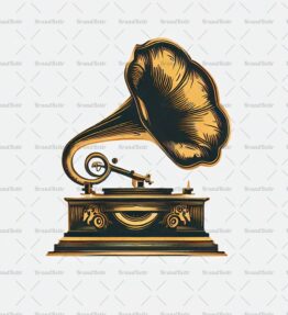 Antiker Grammophon